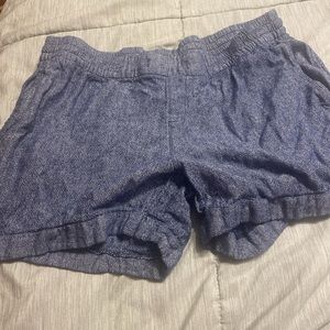 blue old navy cloth shorts